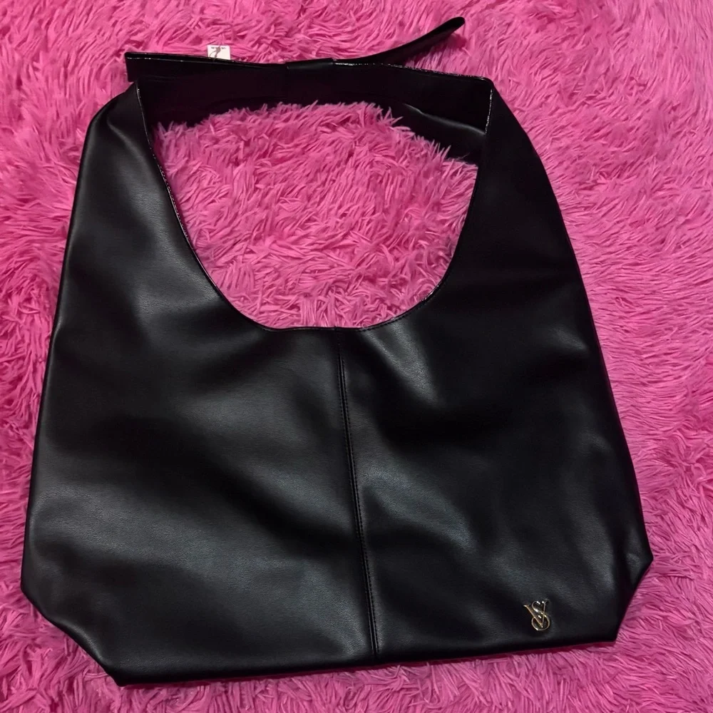 Victoria’s Secret Bow Black Tote Bag - Picture 2 of 7